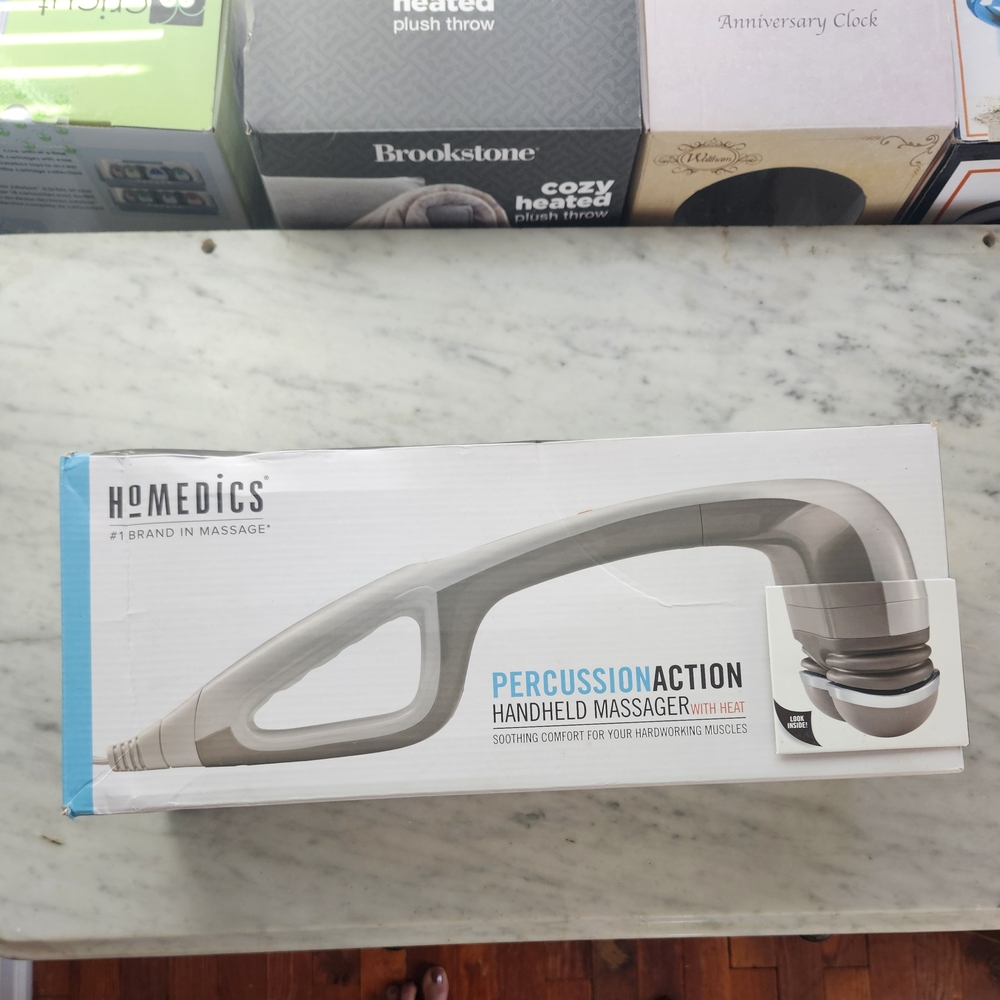 HoMedics Percussion Action Handheld Massager with Heat